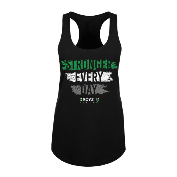 STRONGER EVERY DAY - WOMEN'S FITTED TANK TOPS - $3QW2RH$ Thumbnail